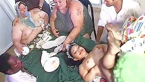 Sexy dark brown drilled on a massage