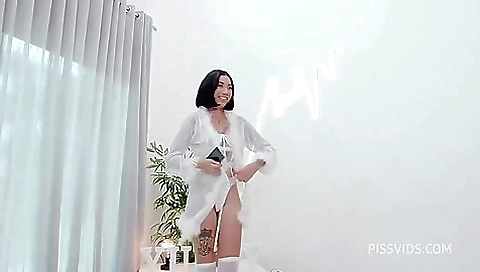 Sexy chick has big tits and a fat cock